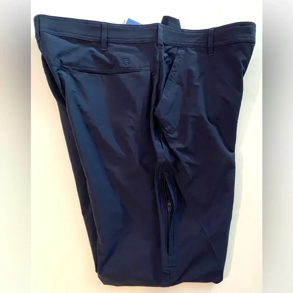 Coolibar Men’s Pants UPF 50+ Marco Summer Golf Casual Pants Navy NWT size 34 - Picture 12 of 13